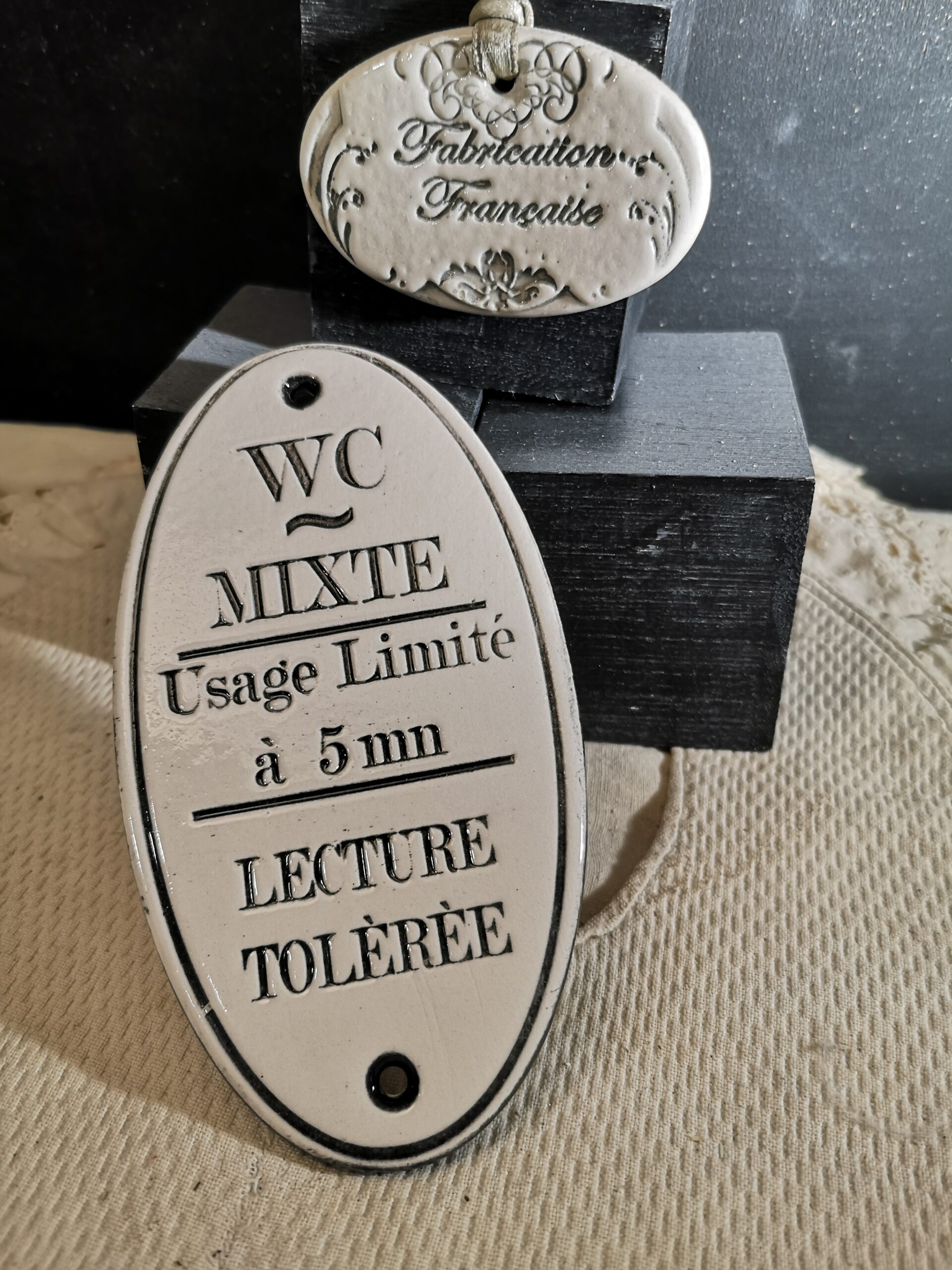 Ovale émaillé GM Bains Douches ou WC – Image 3