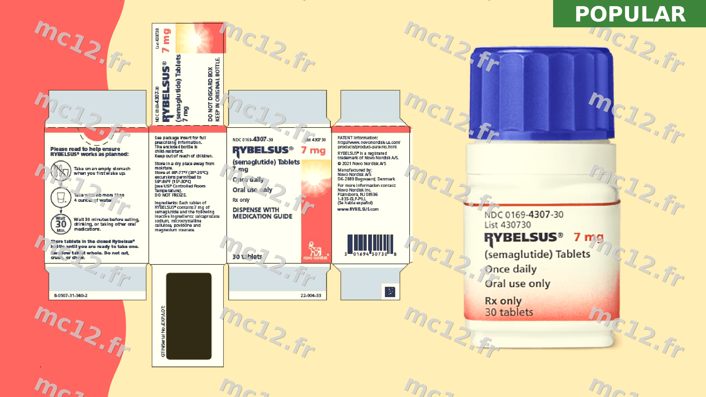 Commander Rybelsus 3mg — (Semaglutide) — pharmacie agréée en ligne